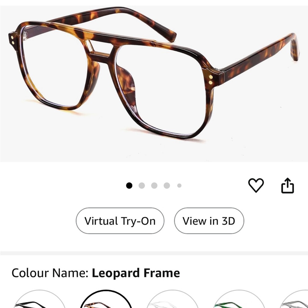 Tortoise Shell Aviator bluelight Glasses